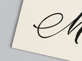 Tarjetas de visita de papel de cáñamo