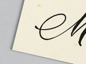 Tarjetas de visitas papel trigo