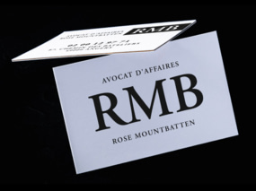 carte de visite luxe