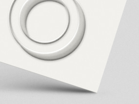 Tarjetas de visita con relieve