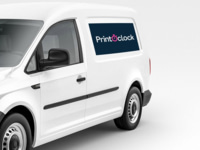 Plaque aimantée voiture