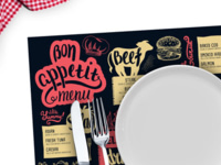 Impression set de table