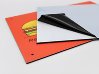 Aluminium dibond impression