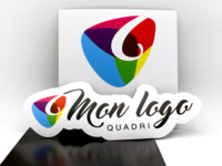 Plaque aimantée publicitaire pour voiture