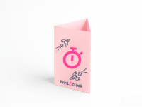 chevalet de table triangle