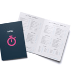 impression menu de restaurant