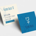 Tarjeta de visita cuadrada