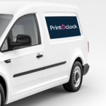 Plaque aimantée voiture