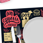 Impression set de table