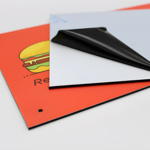 Aluminium dibond impression