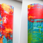 totem en carton ellipse