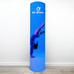 Totem publicitaire élipse