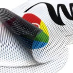 vinyle adhésif micro perforé