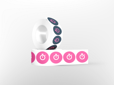 étiquettes rouleaux