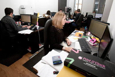 à votre service pour des flyers express