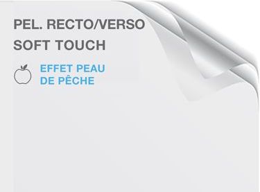 revista con plastificado soft touch 