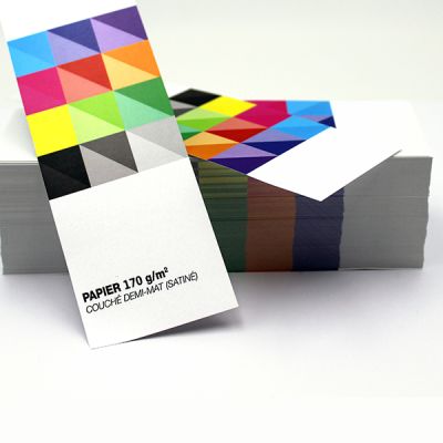 revista grueso papel semimate