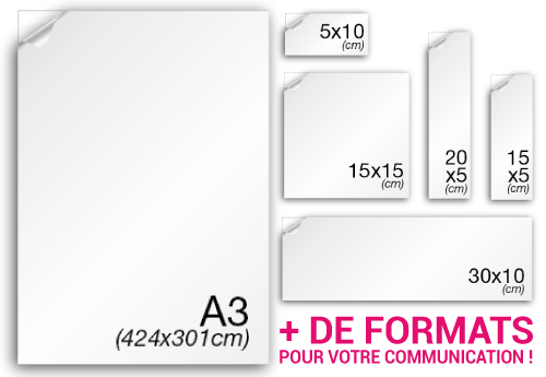 formato de pegatinas para cristales de ventanas
