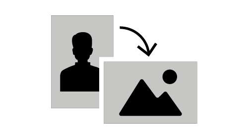 tamaño horizontal o vertical - italiano o francés