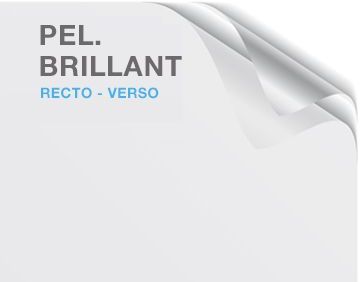 revista con plastificado brillante
